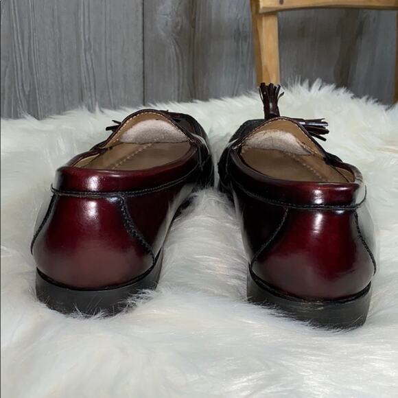 Cole Haan Leather Burgundy Maroon Loafers 10C main image 5